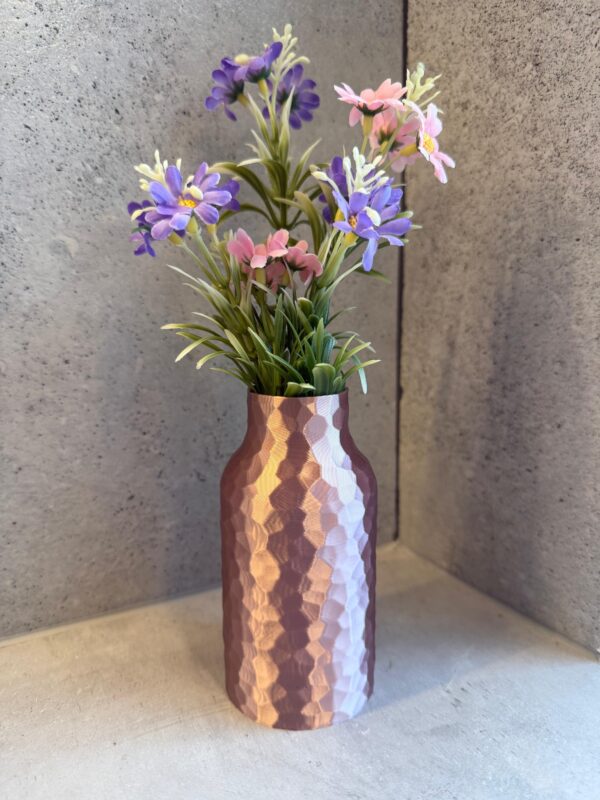 Vaas – roségoud met glanzende afwerking