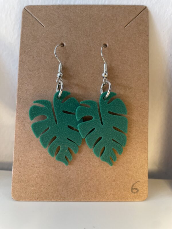 🌿 Jungle Vibes – Monstera oorbellen (3D-geprint) - Afbeelding 7