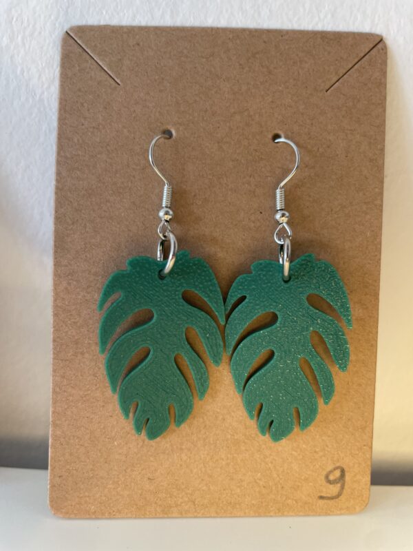 🌿 Jungle Vibes – Monstera oorbellen (3D-geprint) - Afbeelding 10