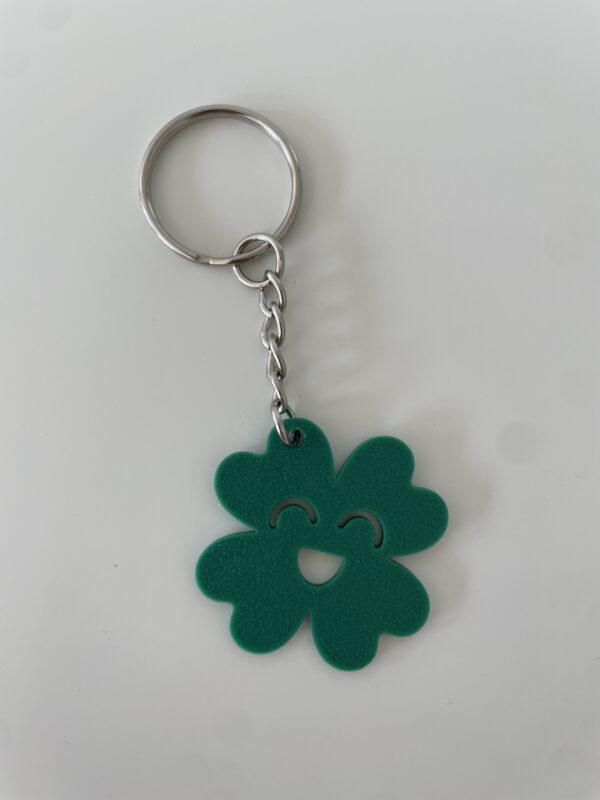 🍀 Pocket Luck – Klavertjevier sleutelhanger